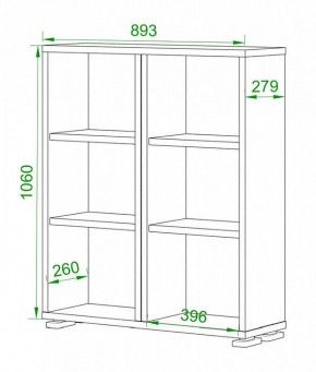 Стеллаж Домино ПУ-50-1 в Набережных Челнах - naberezhnye-chelny.mebel24.online | фото 2