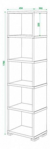 Стеллаж Домино СБ-15/5 в Набережных Челнах - naberezhnye-chelny.mebel24.online | фото 2