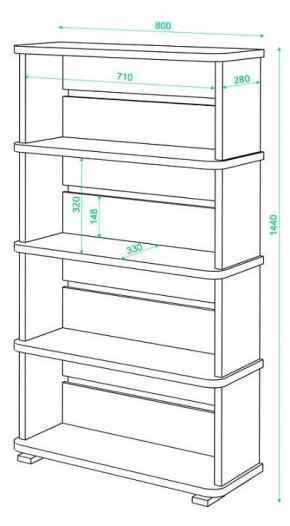 Стеллаж Домино СБ-25/4 в Набережных Челнах - naberezhnye-chelny.mebel24.online | фото 3