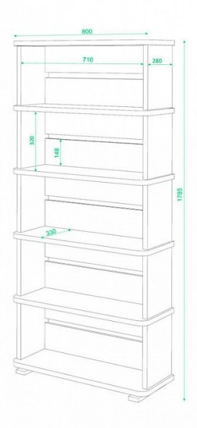 Стеллаж Домино СБ-25/5 в Набережных Челнах - naberezhnye-chelny.mebel24.online | фото 2