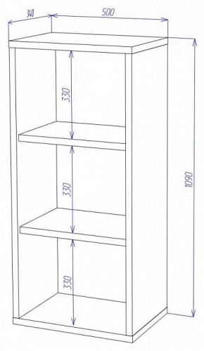 Стеллаж Домино СУ(ш1в1) в Набережных Челнах - naberezhnye-chelny.mebel24.online | фото 2