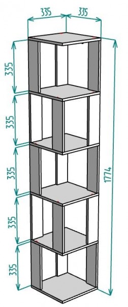 Стеллаж Ivan S109 в Набережных Челнах - naberezhnye-chelny.mebel24.online | фото 2
