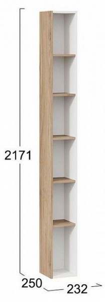 Стеллаж-колонка Порто ТД-393.07.25 в Набережных Челнах - naberezhnye-chelny.mebel24.online | фото 5