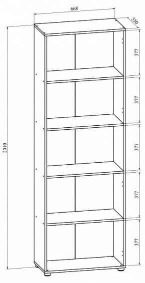 Стеллаж Офис ОФ-30 (открытый) в Набережных Челнах - naberezhnye-chelny.mebel24.online | фото 2