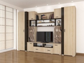 Стенка Оскар-18-1 дуб сонома-венге в Набережных Челнах - naberezhnye-chelny.mebel24.online | фото