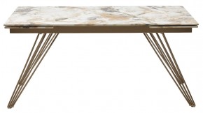 Стол ACERRA NEW 160 GLOSS GRAND JADE SOLID CERAMIC/ каркас цвета шампань, ®DISAUR в Набережных Челнах - naberezhnye-chelny.mebel24.online | фото 12