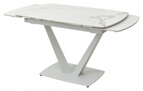 Стол ALATRI 120 GLOSS STATUARIO WHITE SOLID CERAMIC / WHITE, ®DISAUR в Набережных Челнах - naberezhnye-chelny.mebel24.online | фото 8