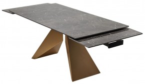 Стол ALES 180 BLACK GRAVE SOLID CERAMIC, керамика / бронзовый, ®DISAUR в Набережных Челнах - naberezhnye-chelny.mebel24.online | фото 9