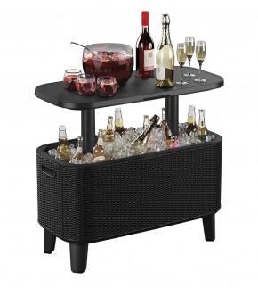 Стол Беви Бар (Bevy Bar Large Cool Bar), графит в Набережных Челнах - naberezhnye-chelny.mebel24.online | фото 3