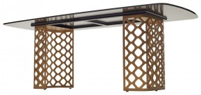 Стол CHIAVARI 220 KL-188 Контрастный мрамор матовый, итальянская керамика / Шампань, ®DISAUR в Набережных Челнах - naberezhnye-chelny.mebel24.online | фото 5