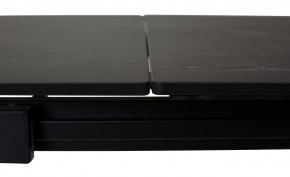 Стол CORNER 120 MATT BLACK MARBLE SOLID CERAMIC / BLACK, ®DISAUR в Набережных Челнах - naberezhnye-chelny.mebel24.online | фото 1