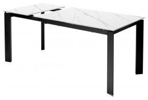 Стол CORNER 120 MATT WHITE MARBLE SOLID CERAMIC / BLACK, ®DISAUR в Набережных Челнах - naberezhnye-chelny.mebel24.online | фото 5
