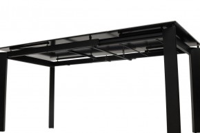 Стол CORNER 120 MATTE STATUARIO Белый мрамор матовый керамика, стекло/ черный каркас, ®DISAUR в Набережных Челнах - naberezhnye-chelny.mebel24.online | фото 9