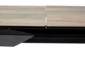 Стол CREMONA 140 KL-61 под дерево, итальянская керамика/ черный каркас, ®DISAUR в Набережных Челнах - naberezhnye-chelny.mebel24.online | фото 6