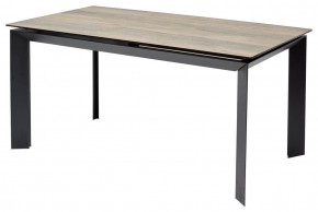 Стол CREMONA 180 KL-61 Под дерево, итальянская керамика / черный каркас, ®DISAUR в Набережных Челнах - naberezhnye-chelny.mebel24.online | фото 5