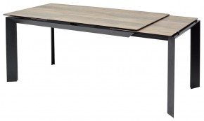 Стол CREMONA 180 KL-61 Под дерево, итальянская керамика / черный каркас, ®DISAUR в Набережных Челнах - naberezhnye-chelny.mebel24.online | фото 7