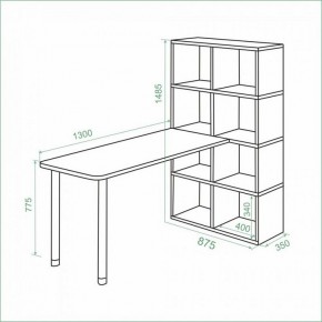 Стол компьютерный Bartolo в Набережных Челнах - naberezhnye-chelny.mebel24.online | фото 3