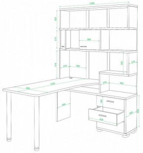 Стол компьютерный Домино СР-420/130 в Набережных Челнах - naberezhnye-chelny.mebel24.online | фото 2