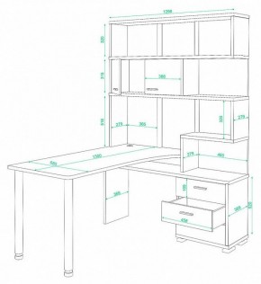 Стол компьютерный Домино СР-420/130 в Набережных Челнах - naberezhnye-chelny.mebel24.online | фото 2