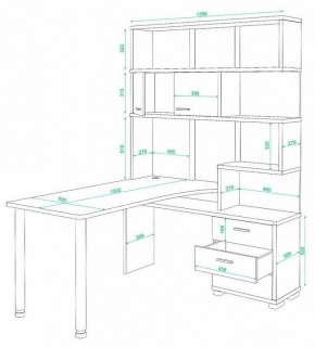 Стол компьютерный Домино СР-420/130 в Набережных Челнах - naberezhnye-chelny.mebel24.online | фото 2