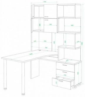 Стол компьютерный Домино СР-500М/140 в Набережных Челнах - naberezhnye-chelny.mebel24.online | фото 2