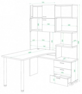 Стол компьютерный Домино СР-500М/160 в Набережных Челнах - naberezhnye-chelny.mebel24.online | фото 2