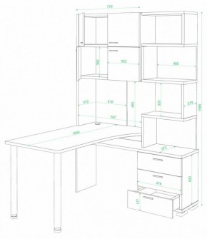 Стол компьютерный Домино СР-500М/190 в Набережных Челнах - naberezhnye-chelny.mebel24.online | фото 2