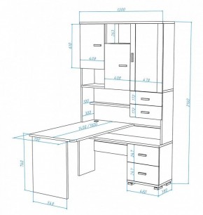 Стол компьютерный Домино СР-620/140 в Набережных Челнах - naberezhnye-chelny.mebel24.online | фото 3