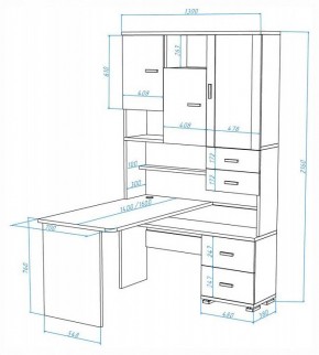 Стол компьютерный Домино СР-620-160 в Набережных Челнах - naberezhnye-chelny.mebel24.online | фото 2