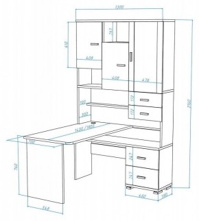 Стол компьютерный Домино СР-620/180 в Набережных Челнах - naberezhnye-chelny.mebel24.online | фото 2