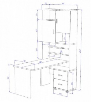 Стол компьютерный Домино СР-720/180 в Набережных Челнах - naberezhnye-chelny.mebel24.online | фото 2