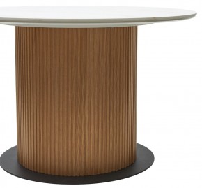 Стол MESA D120 цвет БЕЛЫЙ МРАМОР M326 / Каркас OAK, ®DISAUR в Набережных Челнах - naberezhnye-chelny.mebel24.online | фото 6