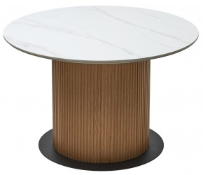 Стол MESA D120 цвет БЕЛЫЙ МРАМОР M326 / Каркас OAK, ®DISAUR в Набережных Челнах - naberezhnye-chelny.mebel24.online | фото 7