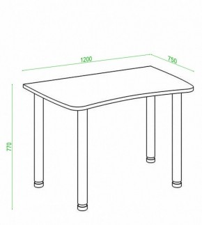 Стол офисный Домино Лайт СКЛ-Софт120МО в Набережных Челнах - naberezhnye-chelny.mebel24.online | фото 2