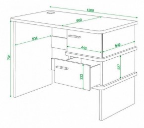 Стол письменный Домино нельсон СД-15С в Набережных Челнах - naberezhnye-chelny.mebel24.online | фото 3