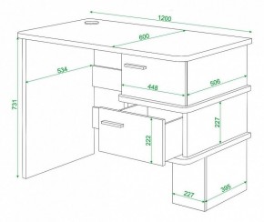 Стол письменный Домино СД-15С в Набережных Челнах - naberezhnye-chelny.mebel24.online | фото 4