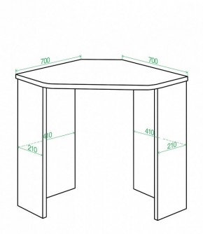 Стол письменный Нельсон Lite СКЛ-Угл70 в Набережных Челнах - naberezhnye-chelny.mebel24.online | фото 2