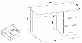 Стол письменный СПм-205 в Набережных Челнах - naberezhnye-chelny.mebel24.online | фото 4