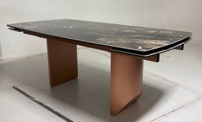 Стол ПУАНТО 200 TITANIUM LAWA NERO, керамика / МЕДЬ каркас М-City в Набережных Челнах - naberezhnye-chelny.mebel24.online | фото 3