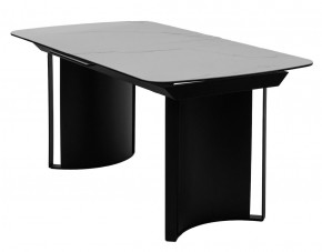 Стол RASMUS 160 TL-45 Белый мрамор, испанская керамика / черный каркас, ®DISAUR в Набережных Челнах - naberezhnye-chelny.mebel24.online | фото 1