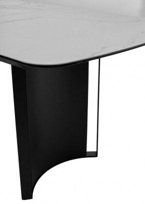 Стол RASMUS 160 TL-45 Белый мрамор, испанская керамика / черный каркас, ®DISAUR в Набережных Челнах - naberezhnye-chelny.mebel24.online | фото 7