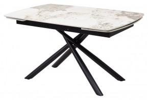 Стол RIVOLI 140 GLOSS LUXURY PANDORA SOLID CERAMIC / BLACK, ®DISAUR в Набережных Челнах - naberezhnye-chelny.mebel24.online | фото 1