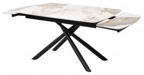 Стол RIVOLI 140 GLOSS LUXURY PANDORA SOLID CERAMIC / BLACK, ®DISAUR в Набережных Челнах - naberezhnye-chelny.mebel24.online | фото 6