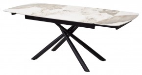 Стол RIVOLI 140 GLOSS LUXURY PANDORA SOLID CERAMIC / BLACK, ®DISAUR в Набережных Челнах - naberezhnye-chelny.mebel24.online | фото 7