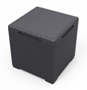 Стол с функцией хранения Виго (Vigo storage box) графит в Набережных Челнах - naberezhnye-chelny.mebel24.online | фото 2