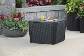 Стол-сундук Лузон Плюс (Luzon Plus Flat Wicker), графит в Набережных Челнах - naberezhnye-chelny.mebel24.online | фото 1