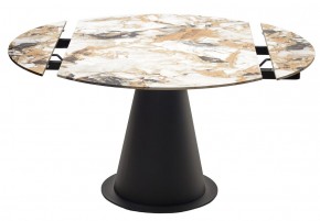 Стол TERAMO 135 GLOSS GRAND JADE SOLID CERAMIC, керамика, поворотн.механизм / Черный каркас, ®DISAUR в Набережных Челнах - naberezhnye-chelny.mebel24.online | фото 14