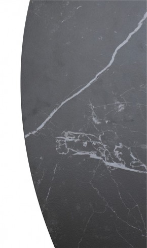 Стол TERNI 120 MATT BLACK MARBLE SOLID CERAMIC Черный мрамор матовый, керамика /Черн.каркас, ®DISAUR в Набережных Челнах - naberezhnye-chelny.mebel24.online | фото 9