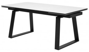 Стол VASTO 180 MARBLES KL-99 Белый мрамор матовый, итальянская керамика/ черный каркас, ®DISAUR в Набережных Челнах - naberezhnye-chelny.mebel24.online | фото