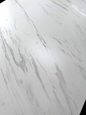 Стол VASTO 180 MARBLES KL-99 Белый мрамор матовый, итальянская керамика/ черный каркас, ®DISAUR в Набережных Челнах - naberezhnye-chelny.mebel24.online | фото 3